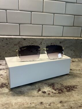 🛍️🔥 LuxVision Rimless Glasses – Luxury Style Clear Lens Frames